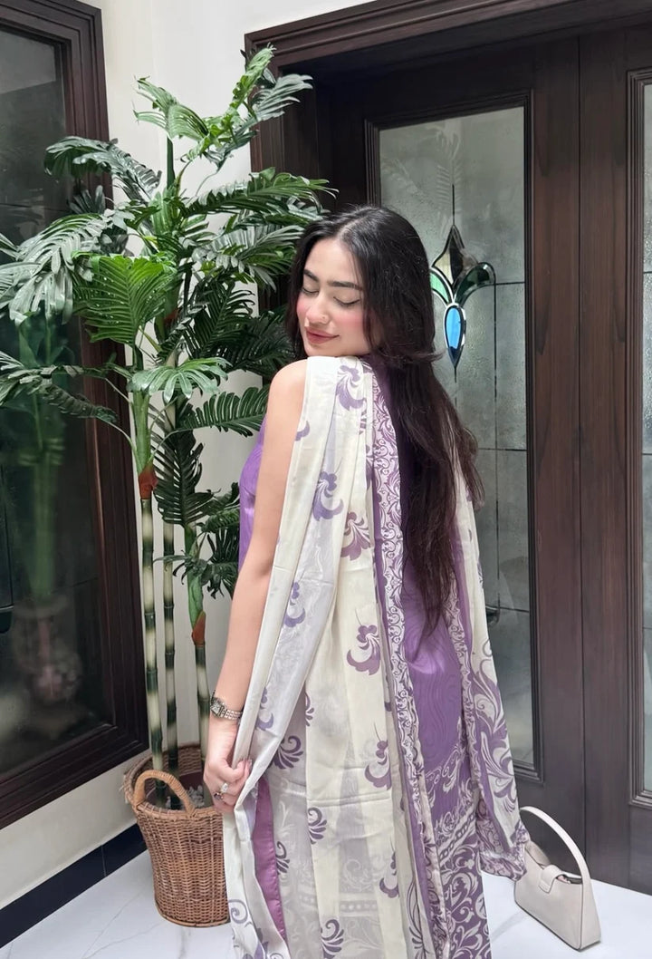 Banafsha 3 Piece Printed Suit