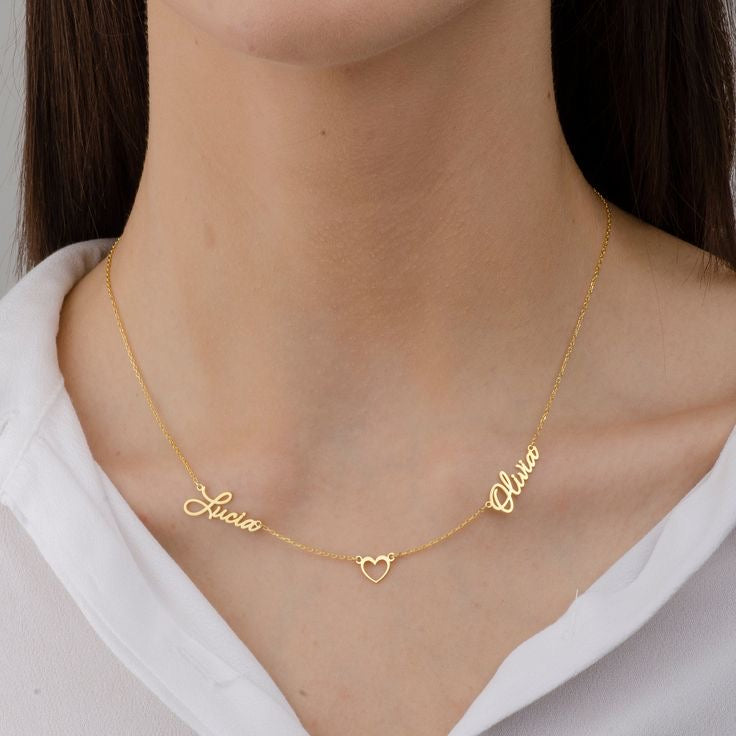 Gold Plated Name Pendant