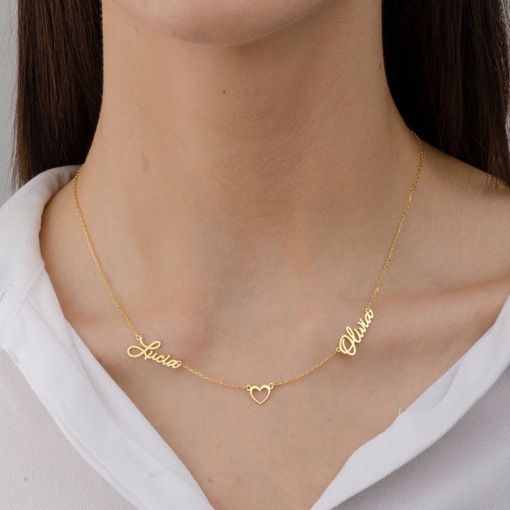 Gold Plated Name Pendant
