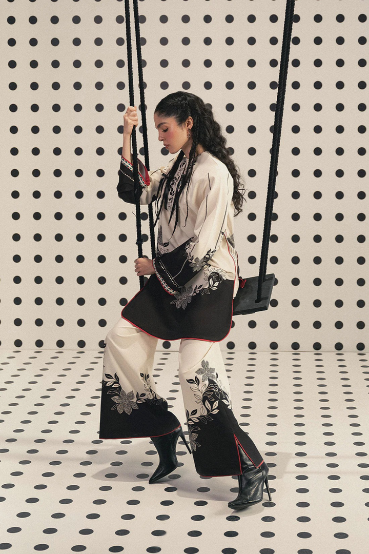 Delta 2 Piece Printed Dress